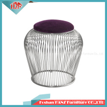 Steel Wire Platner Stool with Soft Cushion